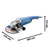 GWS 2200 P Professional 230mm Angle Grinder 2200W 110V