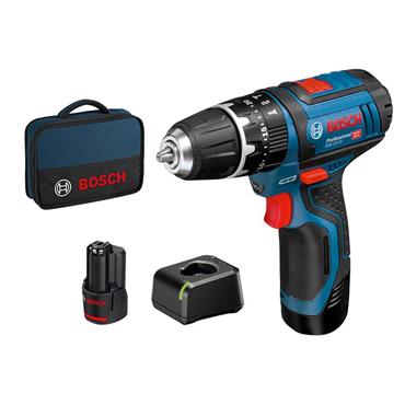 GSB 12V-15 Professional Combi Drill 12V 2 x 2.0Ah Li-ion