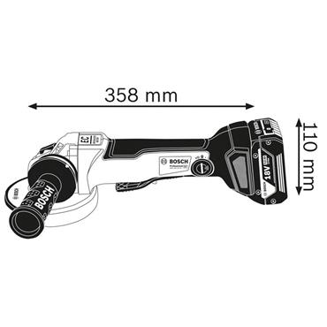 GWS 18V-10 PC Professional Angle Grinder 125mm 18V Bare Unit