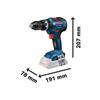 GSB 18V-55 Professional Combi Drill 18V 2 x 4.0Ah ProCORE18V Li-ion
