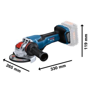 GWX 18V-15 P Professional BITURBO Angle Grinder 125mm 18V Bare Unit
