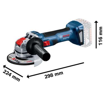 GWX 18V-7 Professional X-LOCK Angle Grinder 115mm 18V Bare Unit
