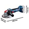 GWX 18V-7 Professional X-LOCK Angle Grinder 115mm 18V Bare Unit