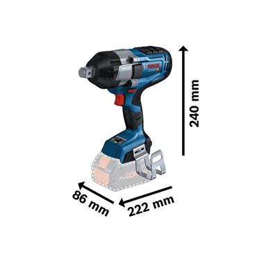 GDS 18V-1050 HC Pro BITURBO 3/4in Impact Wrench 18V Bare Unit