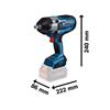 GDS 18V-1000 Pro BITURBO 1/2in Impact Wrench 18V 2 x 5.5Ah ProCORE18V Li-ion