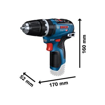 GSB 12V-35 Professional Combi Drill 12V 2 x 3.0Ah Li-ion