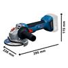 PRO GWS 18V-8 Angle Grinder 18V Bare Unit