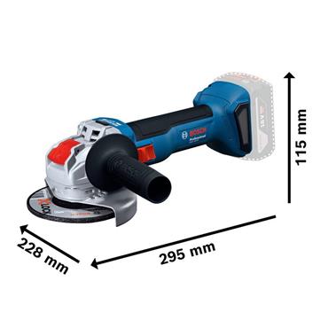 GWX 18V-8 Professional X-LOCK Angle Grinder 18V Bare Unit