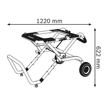 GTA 60 W Professional Table Saw Stand