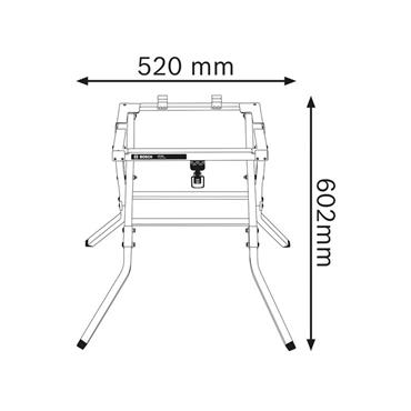 GTA 600 Professional Saw Stand