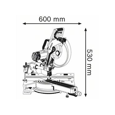 GCM 12 SDE Professional Sliding Mitre Saw 1450W 110V