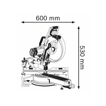 GCM 12 SDE Professional Sliding Mitre Saw 1450W 240V