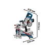 GCM 18V-216 Professional BITURBO Mitre Saw 18V Bare Unit