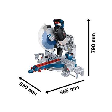 GCM 18V-305 GDC Professional BITURBO Mitre Saw 18V Bare Unit