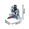 GCM 18V-305 GDC Professional BITURBO Mitre Saw 18V Bare Unit