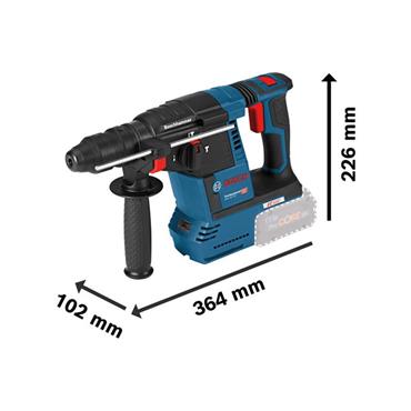 GBH 18V-26F SDS-Plus Rotary Hammer 18V 2 x 5.0Ah Li-ion