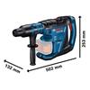 GBH 18V-40 C Professional BITURBO SDS-Max Rotary Hammer 18V Bare Unit