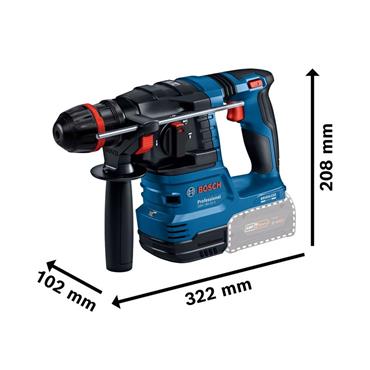 GBH 18V-22 X Professional Rotary Hammer with ONECHUCK 18V Bare Unit