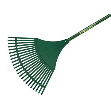 Evergreen Plastic Leaf Rake Aluminium Shaft