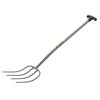 All-Metal 4-Prong Manure Fork T-Handle