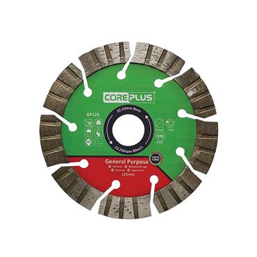 GP125 General-Purpose Hybrid Turbo Diamond Blade 125mm