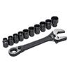 X6â„¢ Pass-Thruâ„¢ Adjustable Wrench Set, 11 Piece
