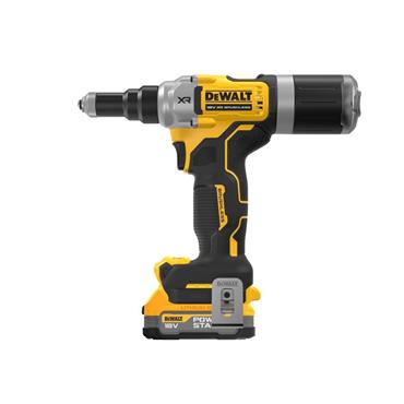 DEWALT POP RIVETER 6.3MM 2x1.7Ah POWERSTACK BATTS