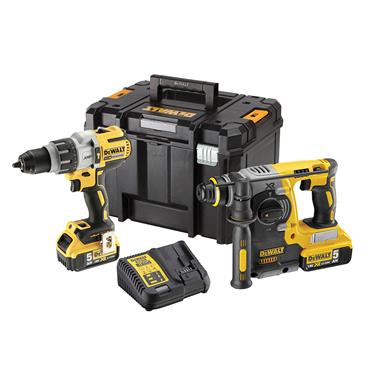 DCK229P2T Twin Pack 18V 2 x 5.0Ah Li-ion