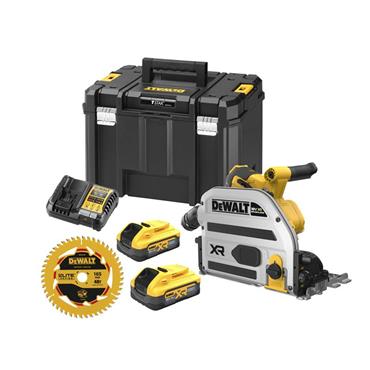 DCS525H2T Plunge Saw 18V 2 x 5.0Ah POWERSTACKâ„¢ Li-ion