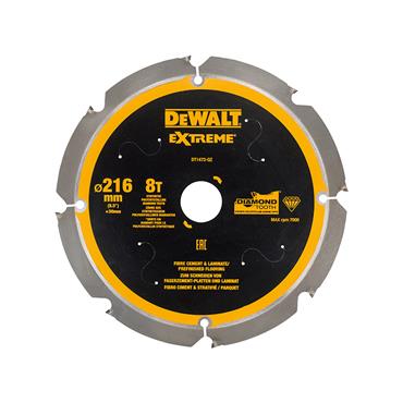 Extreme PCD Fibre Cement Saw Blade 216 x 30mm x 8T