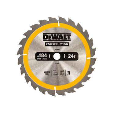 Portable Construction Circular Saw Blade 184 x 16mm x 24T
