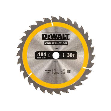 Portable Construction Circular Saw Blade 184 x 16mm x 30T