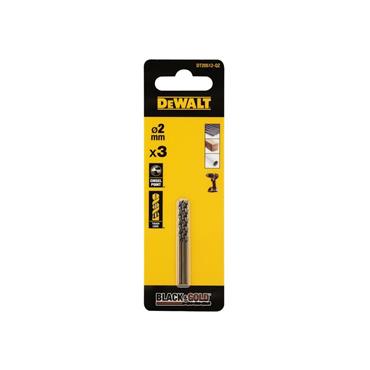 BLACK&GOLD HSS Drill Bits (3) 2.0mm