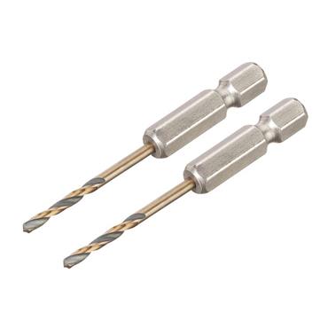 BLACK&GOLD Hex HSS-G Drill Bits (2) 2.5mm