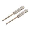 BLACK&GOLD Hex HSS-G Drill Bits (2) 2.5mm