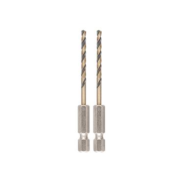 BLACK&GOLD Hex HSS-G Drill Bits (2) 3.0mm
