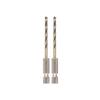BLACK&GOLD Hex HSS-G Drill Bits (2) 3.0mm
