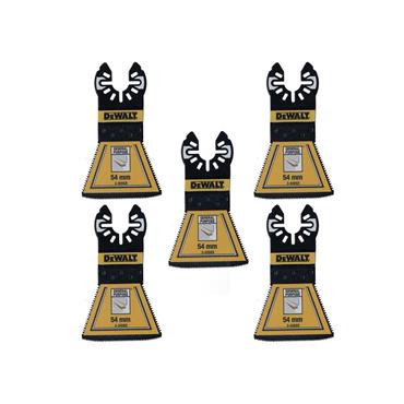 DT20775 Bi-metal 3-Sided Cutting Multitool Blade 54mm (5 Pack)