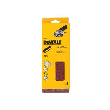 Sanding Belt 560 x 100mm 40G Pack of 3