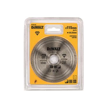 DT3711 Continuous Rim Diamond Cutting Disc 115 x 22.23mm