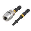 Impact Torsion Bits TX0 x 50mm (x2) and Magnetic Screwlock Sleeve