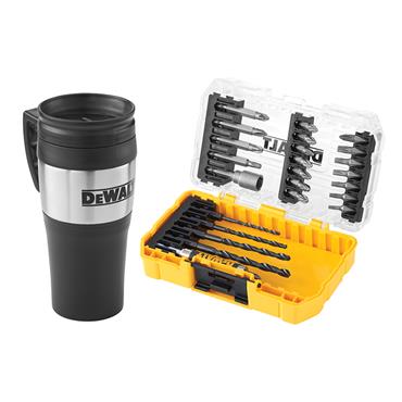 DT70707 Drill Drive Set, 25 Piece + Mug