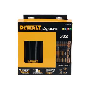 DT70903T FLEXTORQâ„¢ Bit Set, 32 Piece & Travel Mug