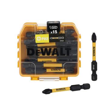DT70913T FlexTORQ Bits PH2 x 57mm (Tic Tac of 15)