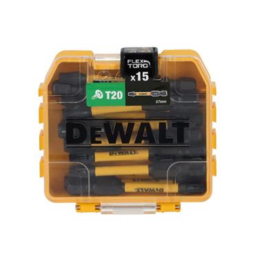 DT70915T FlexTORQ Bits T20 x 57mm (Tic Tac of 15)