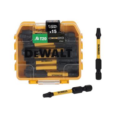 DT70915T FlexTORQ Bits T20 x 57mm (Tic Tac of 15)