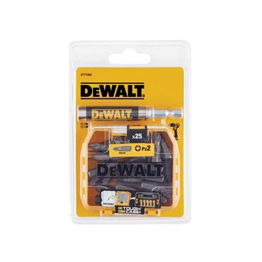 DT7156 Torsion Bits PZ2 x 25mm (Tic Tac Box 25) + Holder