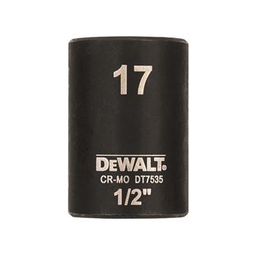 DT7535 1/2in Shallow Impact Socket 17mm