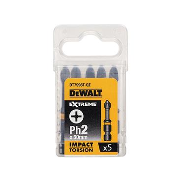 Impact Torsion Bits PH2 x 57mm (Pack 5)