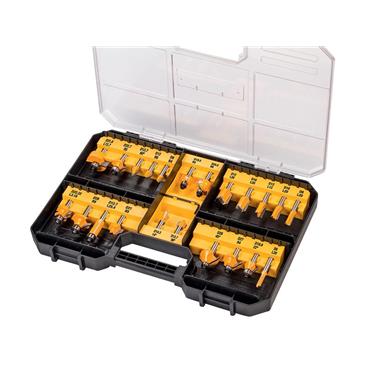 DT90017 8mm Router Bit Set, 22 Piece
